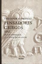 Pensadores Griegos 3 Tomos, Rústica - Theodor  Gomperz - Herder