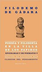 Poesía y filosofía en la villa de los papiros -  AA.VV. - Biblioteca Nueva