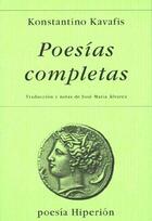 Poesías completas Konstantino - Constantino Cavafis - Hiperión