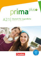 Prima Plus A2.1 Curso, Deutsch für Jugendliche -  AA.VV. - Cornelsen