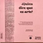 ¿Quién dice qué es arte? Tomo 5 -  AA.VV. - Ediciones Manivela