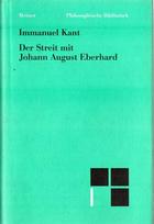 Der Streit mit Johann August Eberhard - Immanuel Kant - Otras editoriales