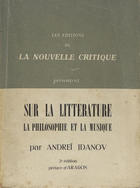 Sur la litterature, la philosophie et la musique - Andreï Jdanov - Otras editoriales Sur la litterature, la philosophie et la musique - Andreï Jdanov - Otras editoriales